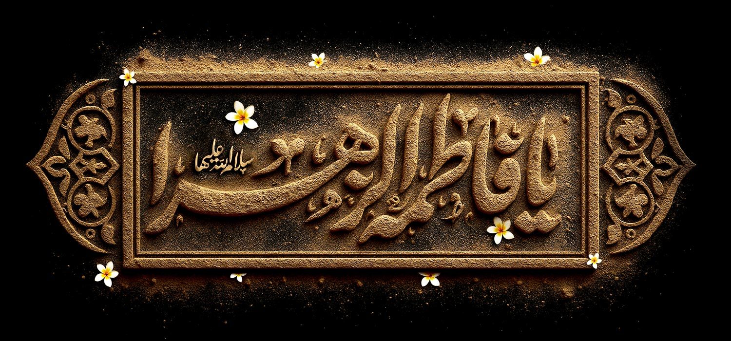 کتیبه ویژه ایام فاطمیه (س) 1503 کتیبه ویژه ایام فاطمیه (س) 1503